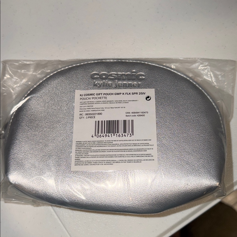 Silver Cosmetic Pouch - Picture 4 of 4